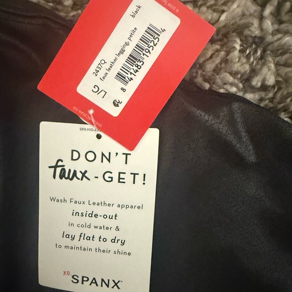 SPANX Faux Leather Leggings - Picture 6 of 9